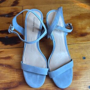 Gianni Bini Block Heels light Blue Suede 9.5M
